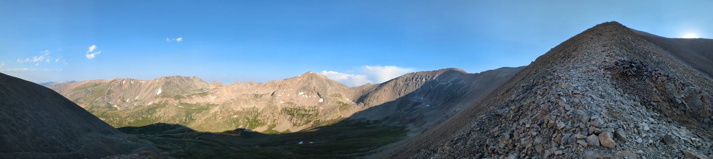 Panoramic view of Colorado mountains